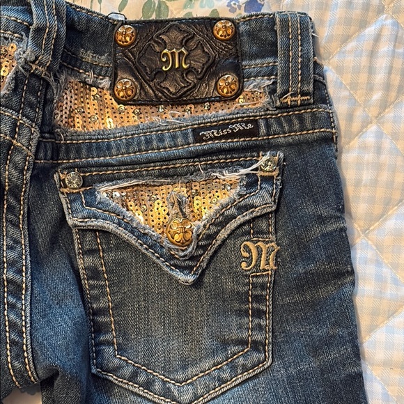 Women's Blue Miss Me Jeans - Picture 7 of 10